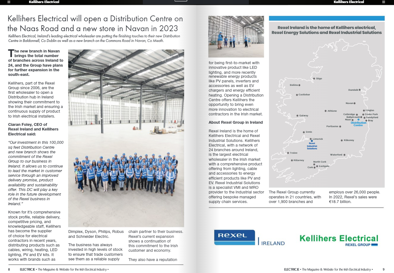 Powering Irish Electrical Innovation - New Distribution Centre and Branch